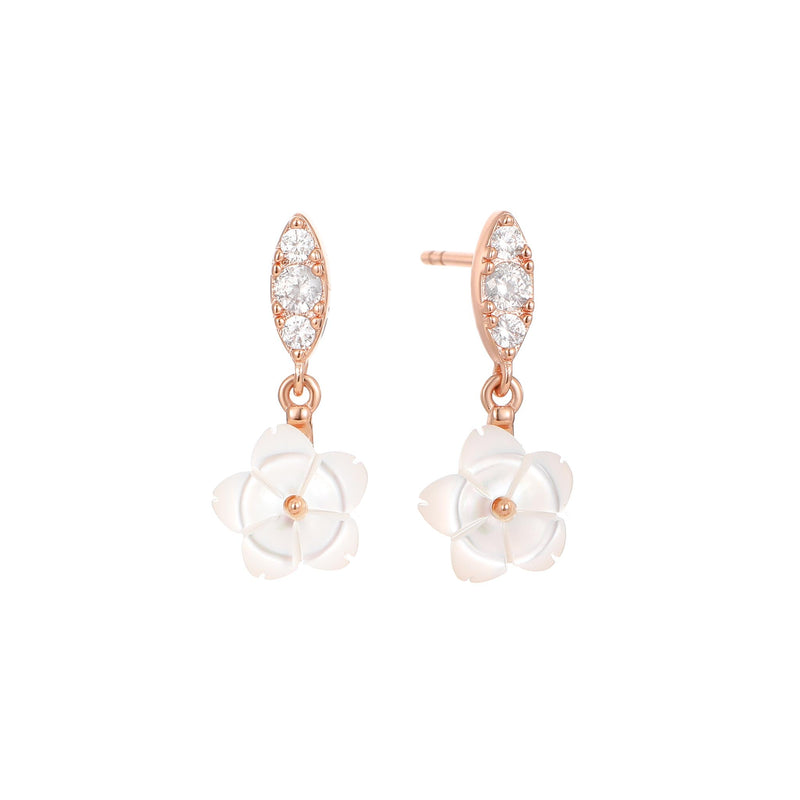 Trio Earrings Rose Gold