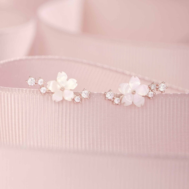 Letter Necklace, Sparkle Earrings Bundle