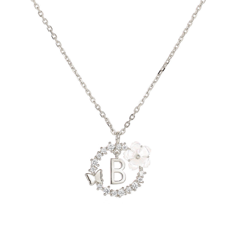 Letter Necklace - Silver