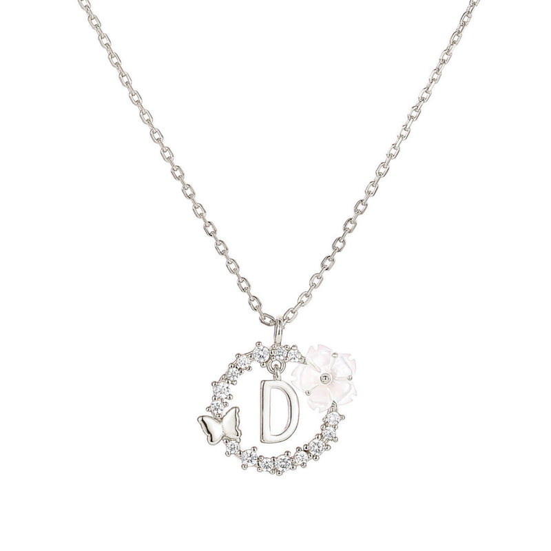 Letter Necklace - Silver