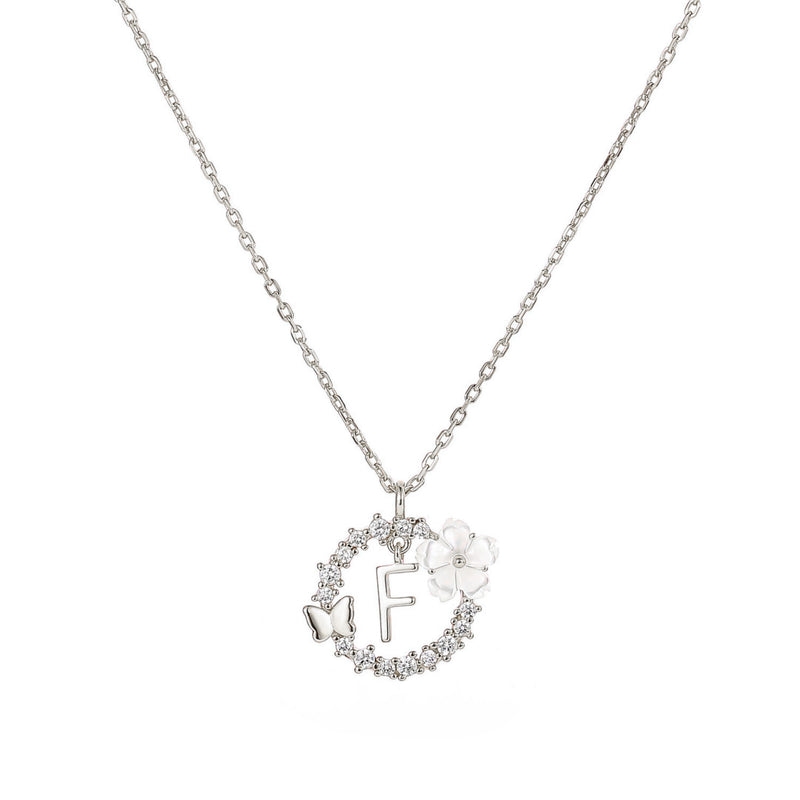 Letter Necklace - Silver