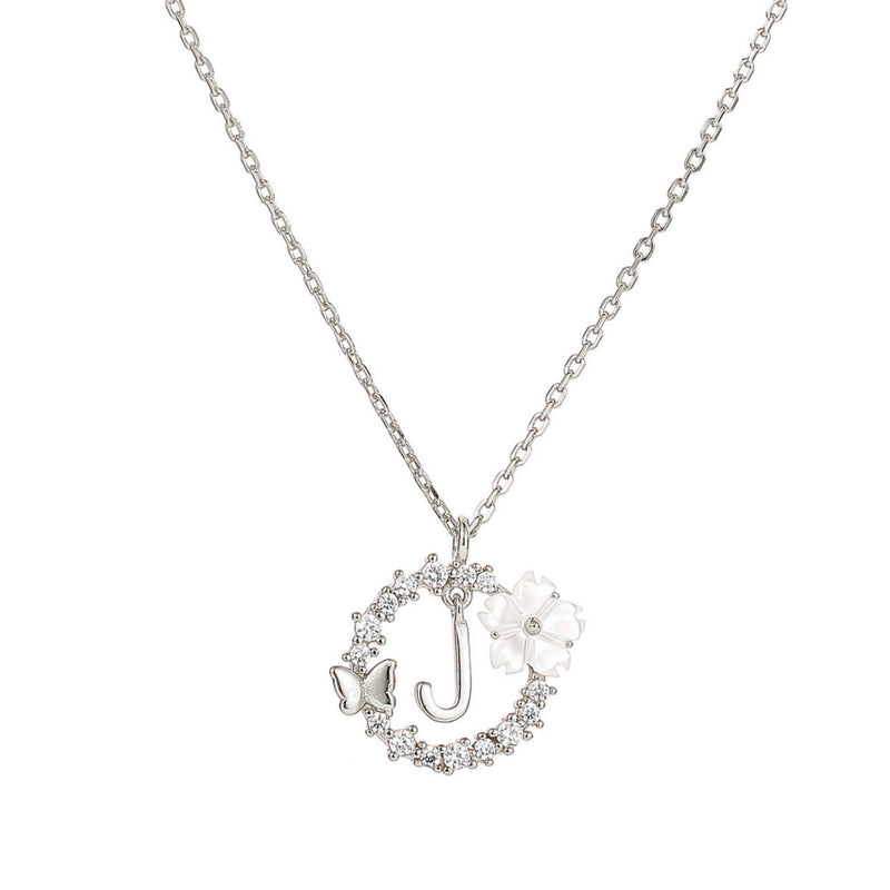 Letter Necklace - Silver