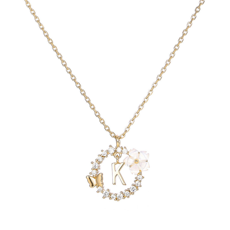 Letter Necklace - Gold