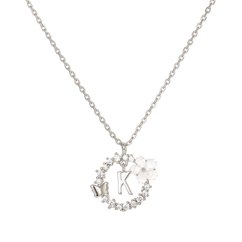 Letter Necklace - Silver