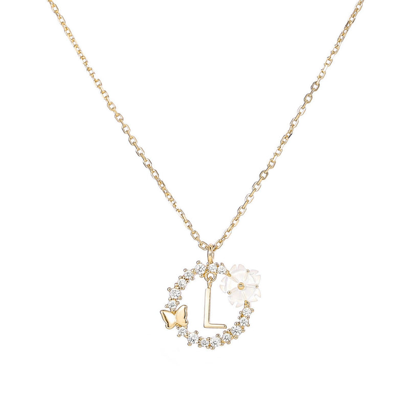 Letter Necklace - Gold