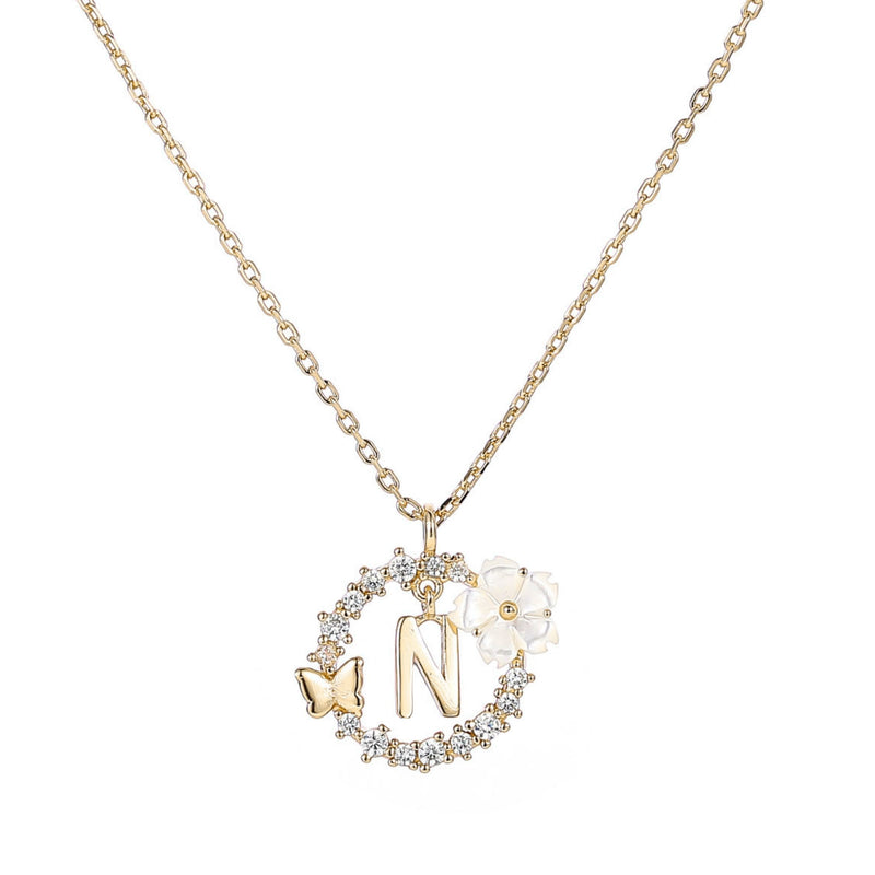 Letter Necklace - Gold