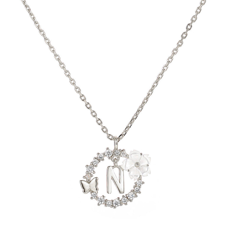 Letter Necklace - Silver