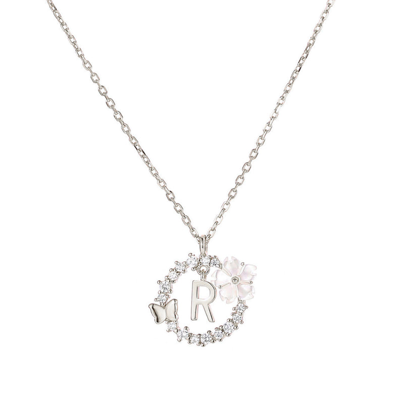 Letter Necklace - Silver
