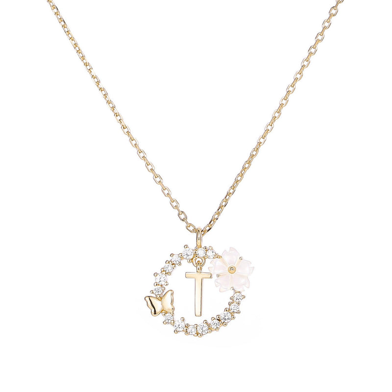 Letter Necklace - Gold