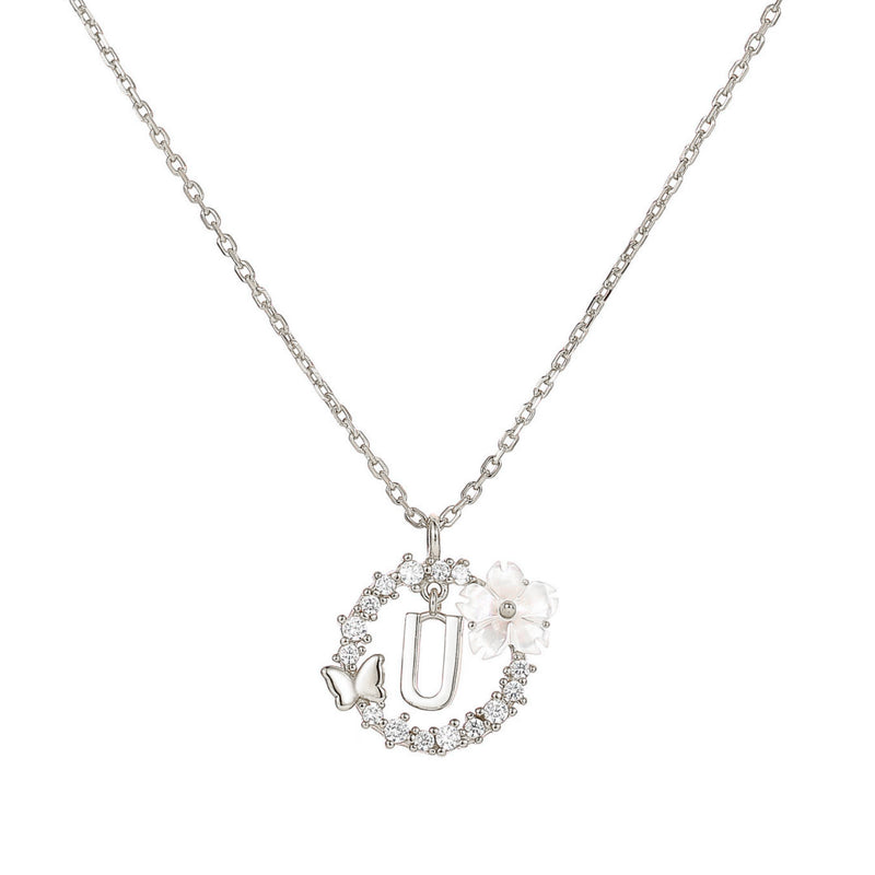 Letter Necklace - Silver