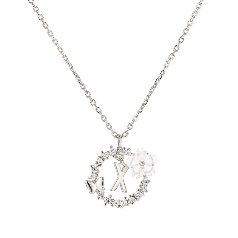 Letter Necklace - Silver