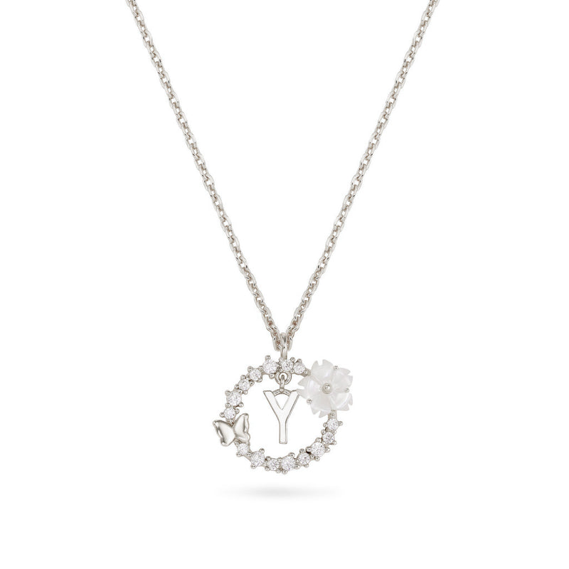 Letter Necklace - Silver