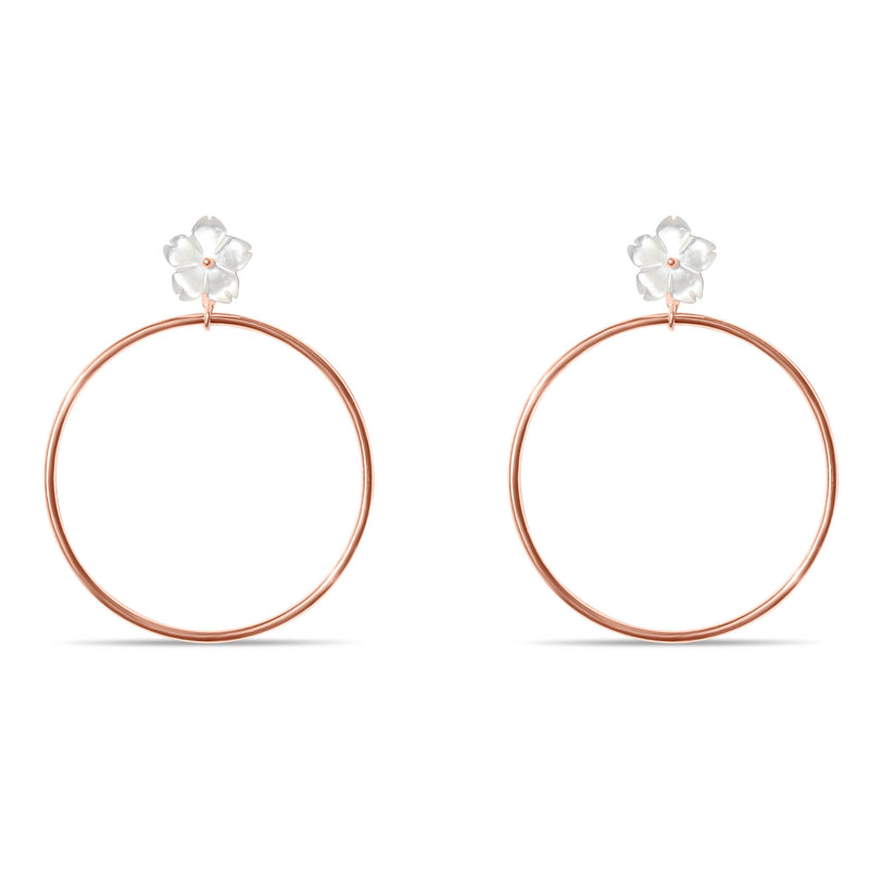 Forever Earrings Rose Gold