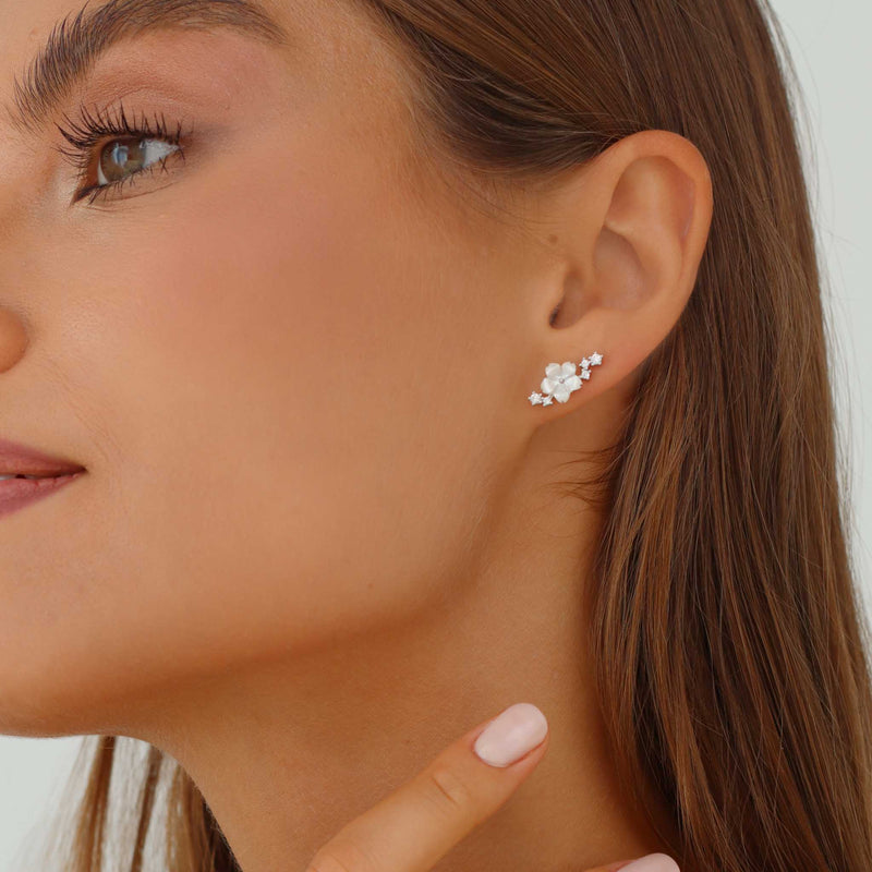 Sparkle Earrings Silver