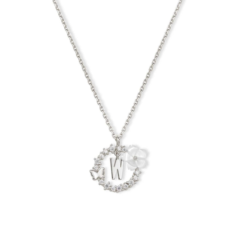 Letter Necklace - Silver
