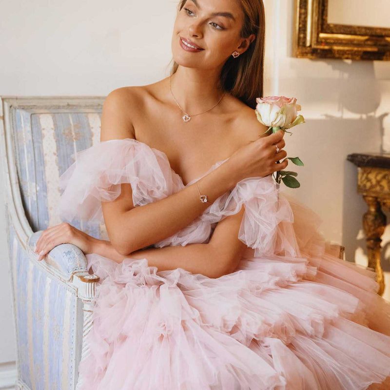 Heart Bracelet Rose Gold