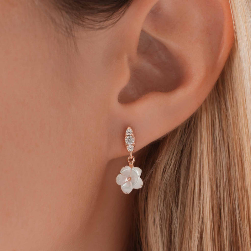 Trio Earrings Rose Gold