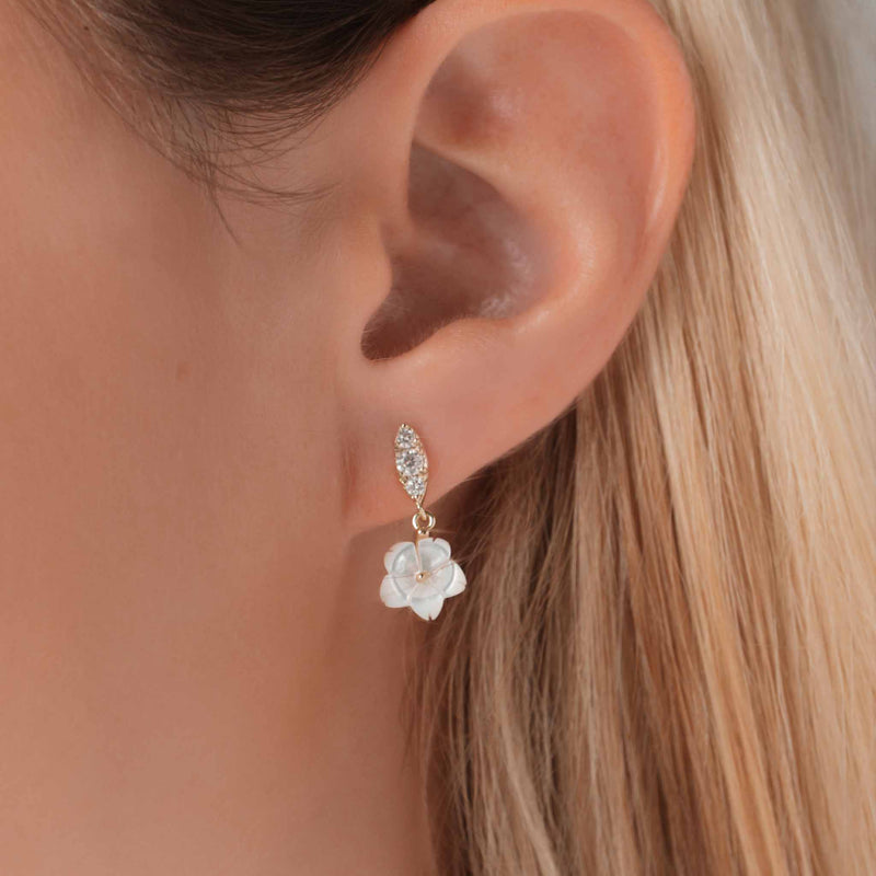 Trio Sun Earrings Gold