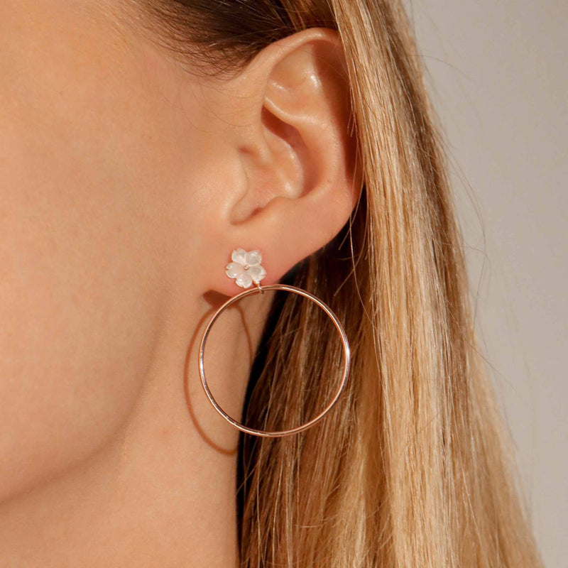Forever Earrings Rose Gold