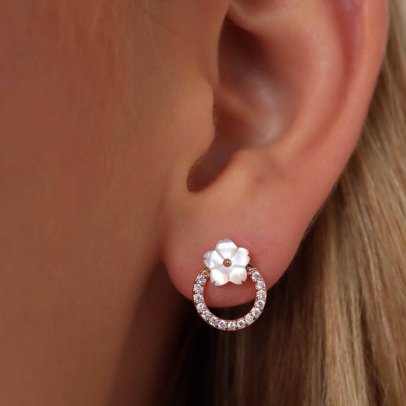 Blooming Circle Earrings
