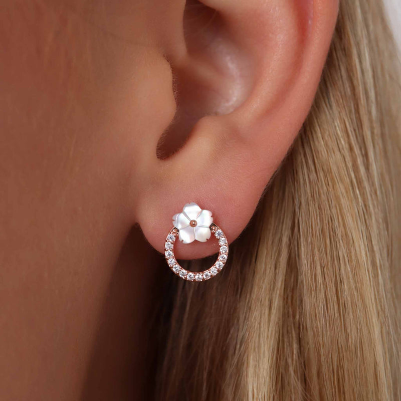 Blooming Circle Earrings