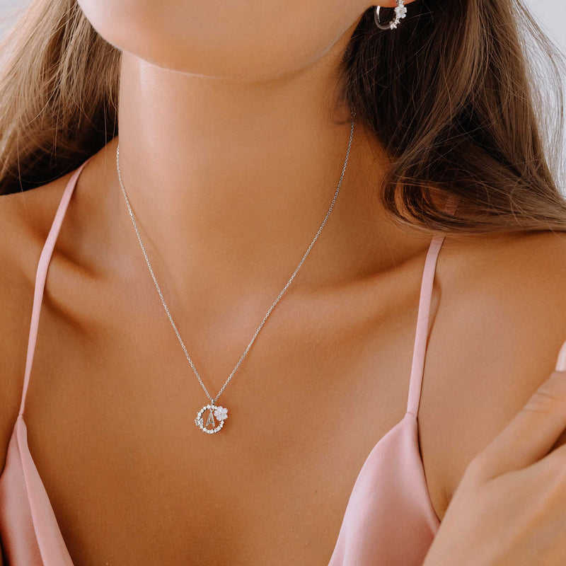 Letter Necklace - Silver