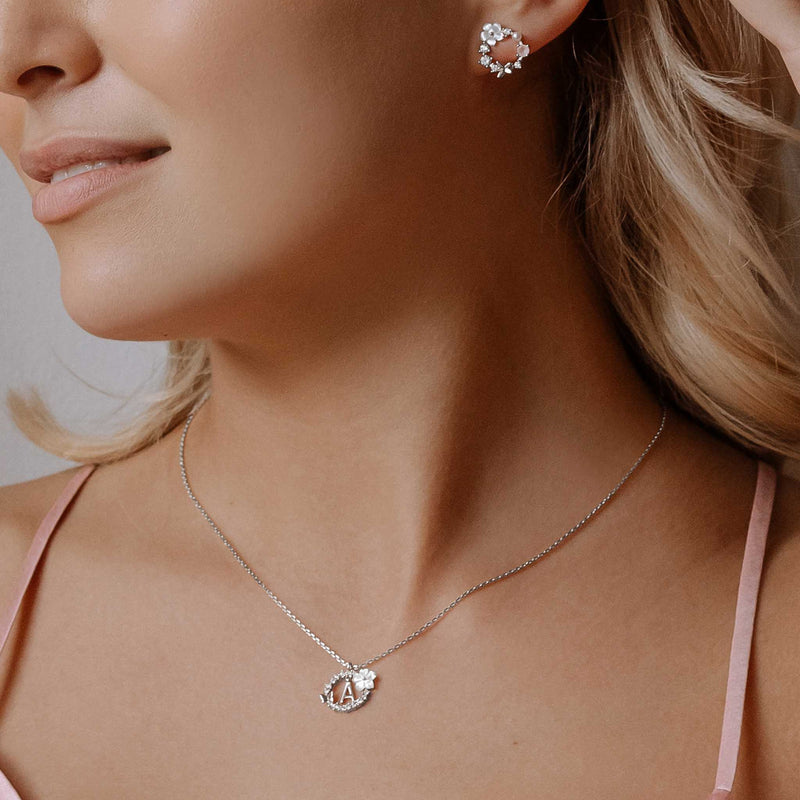 Letter Necklace - Silver