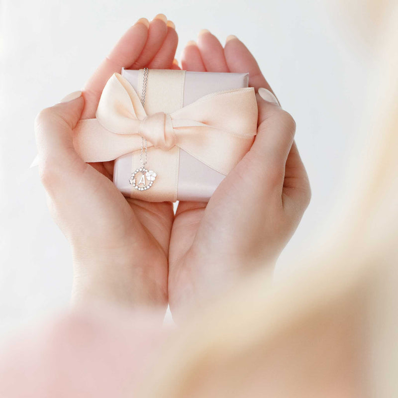 Silver Letter Necklace