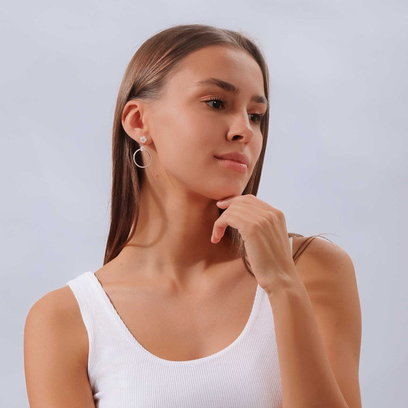 Shine Earrings Rose Gold