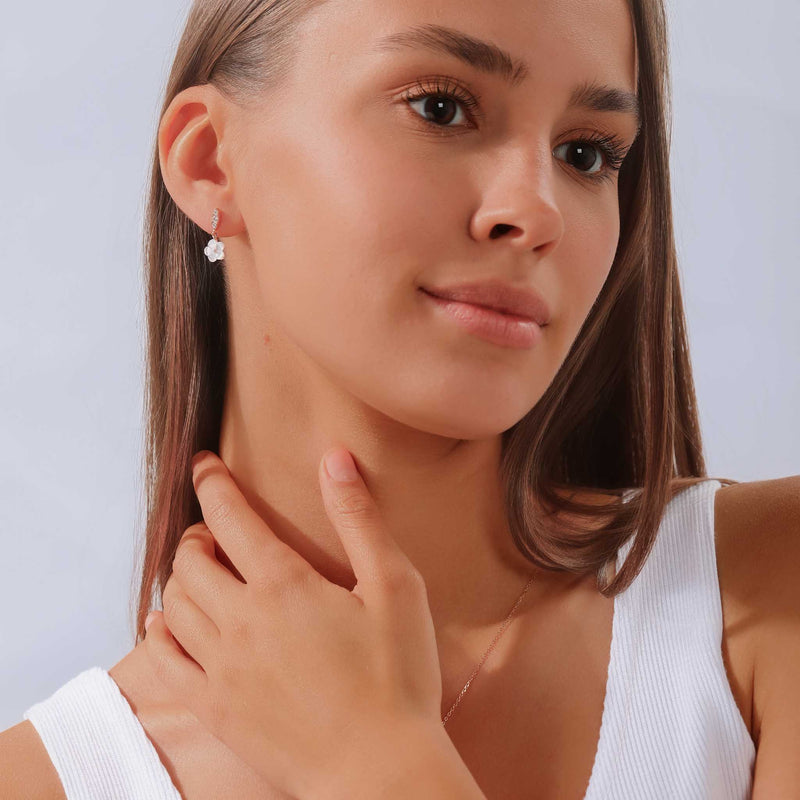 Trio Earrings Rose Gold