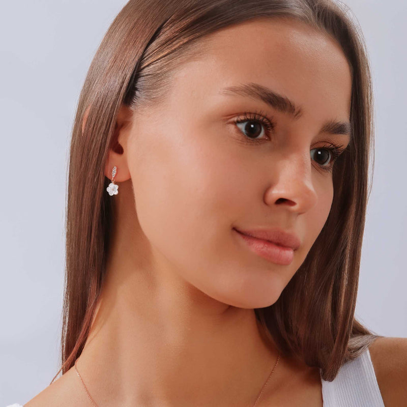 Trio Earrings Rose Gold
