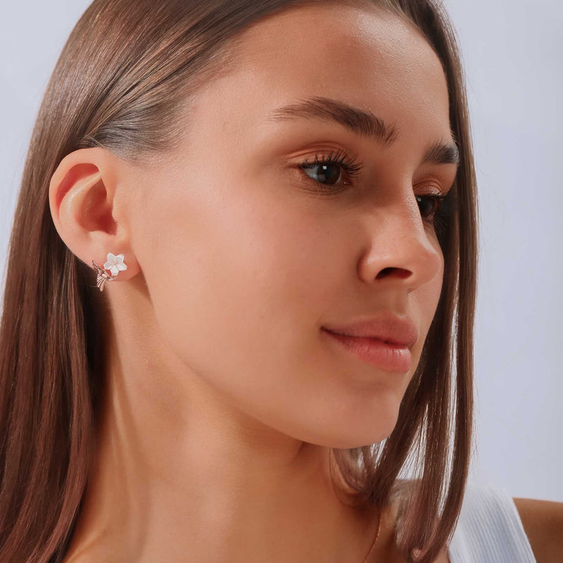 Hummingbird Blossom Earrings