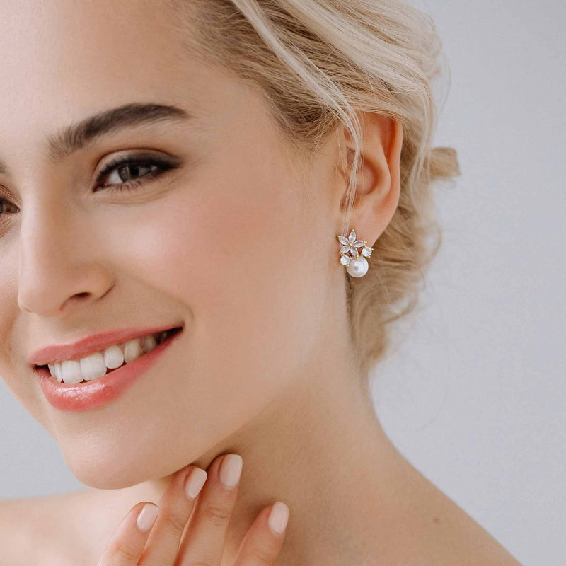 Fleur Earrings - Gold
