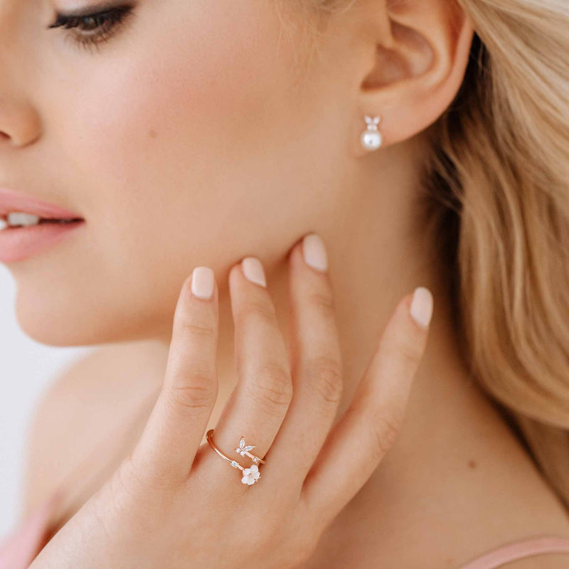 Butterfly Ring Rose Gold