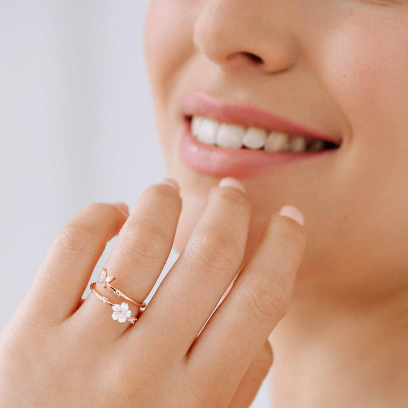 Butterfly Ring Rose Gold