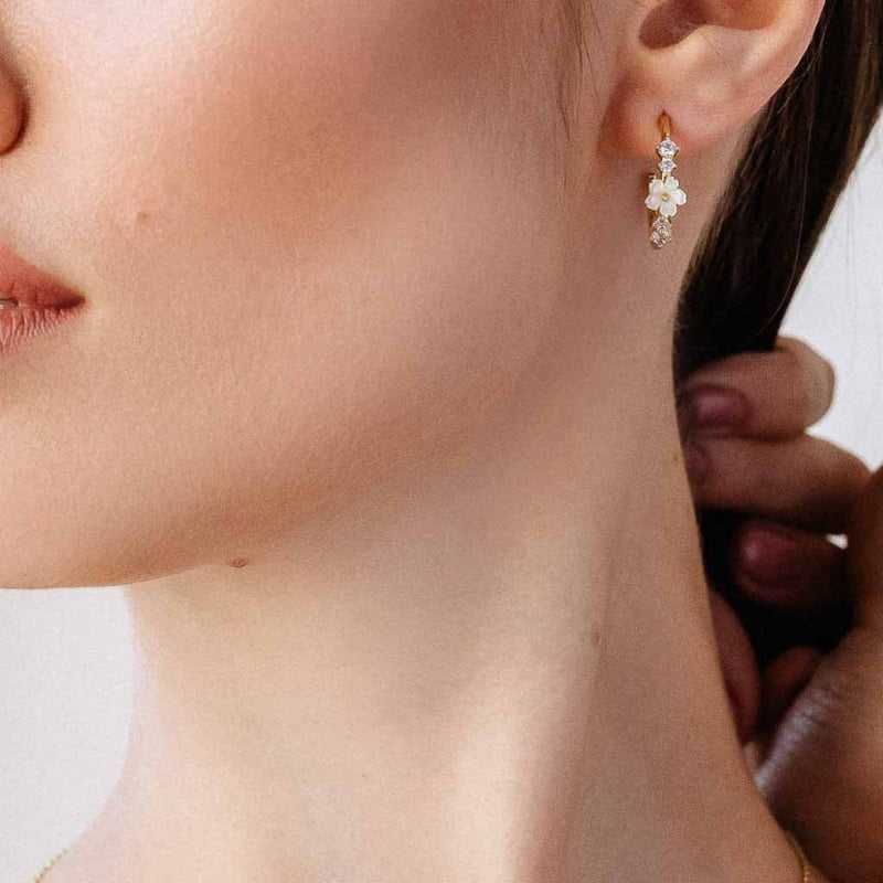 Lia Hoop Earrings Gold