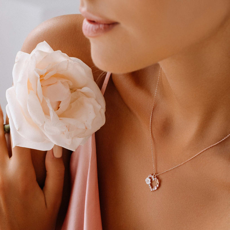 Rose Gold Heart Necklace