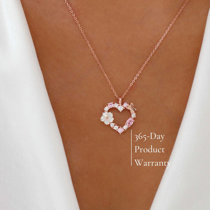 Rose Gold Heart Necklace
