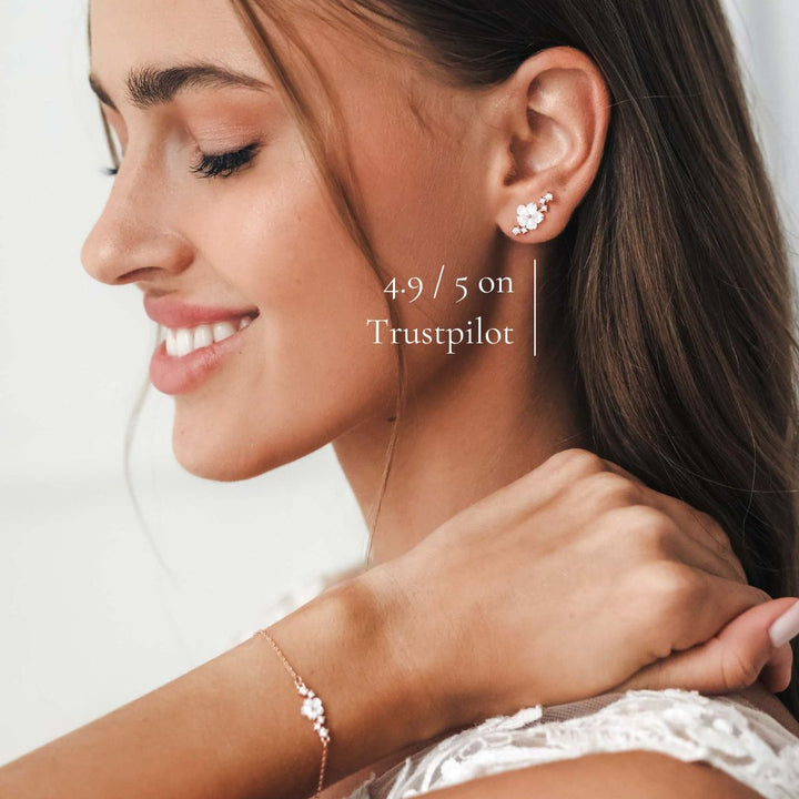 Sparkle Earrings Rose Gold