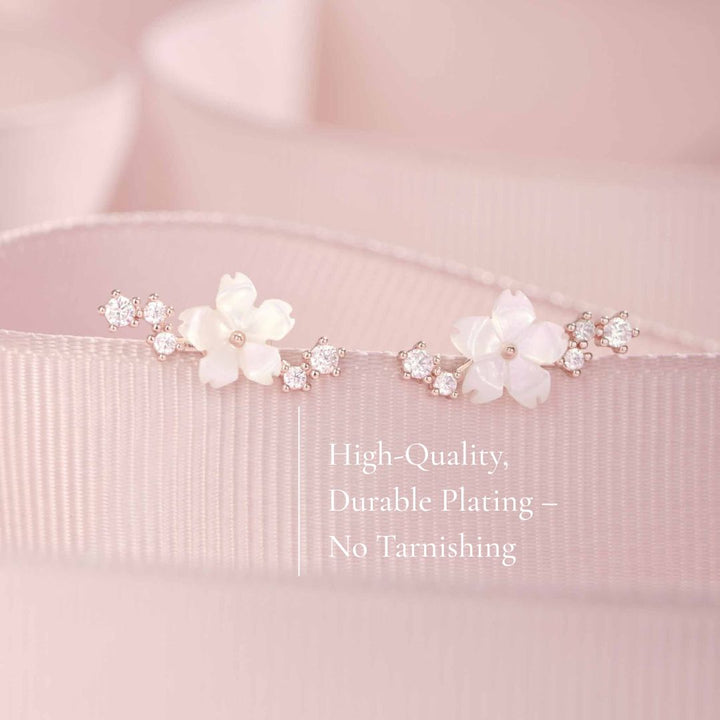 Sparkle Earrings Rose Gold