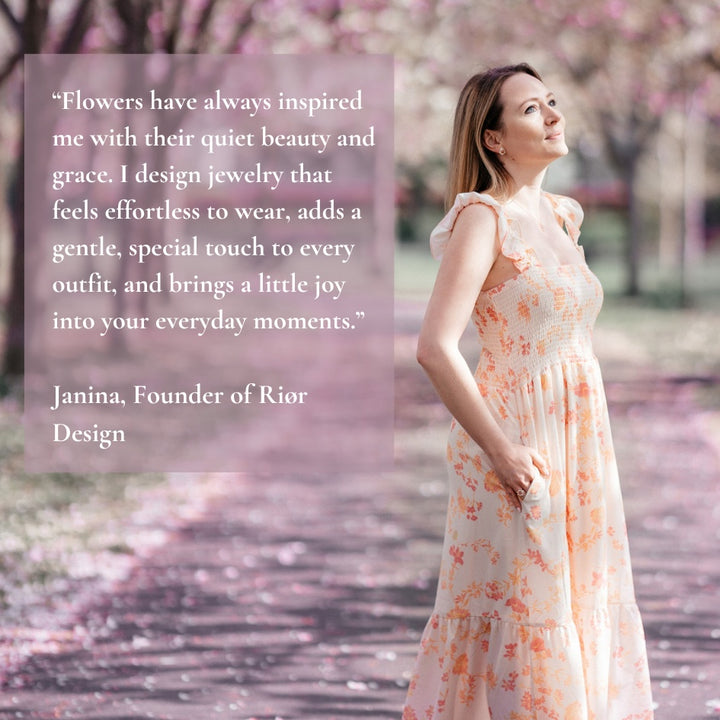 Spring Flower Silver Earrings