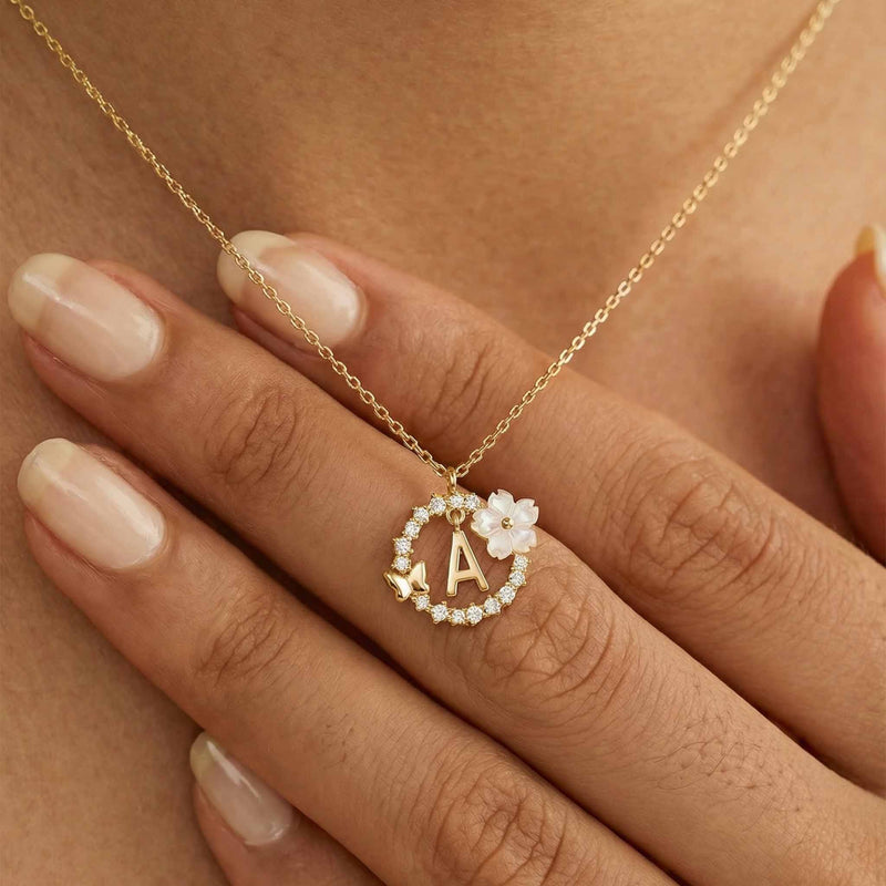 Letter Necklace - Gold