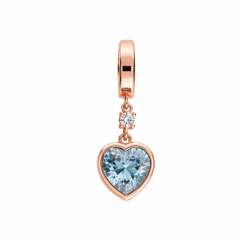 Something Blue Heart Charm