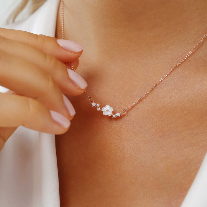 Sparkle Necklace Rose Gold