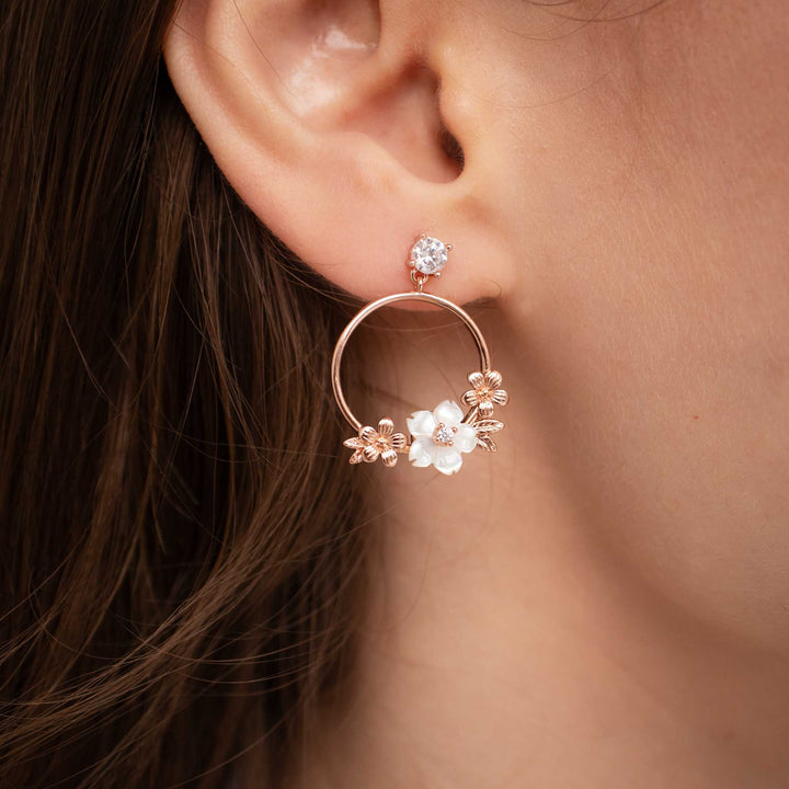 Emilia Earrings Rose Gold