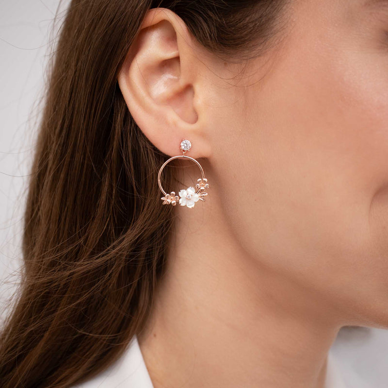 Emilia Earrings Rose Gold