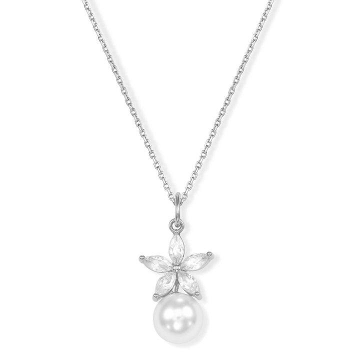Silver Fleur Necklace