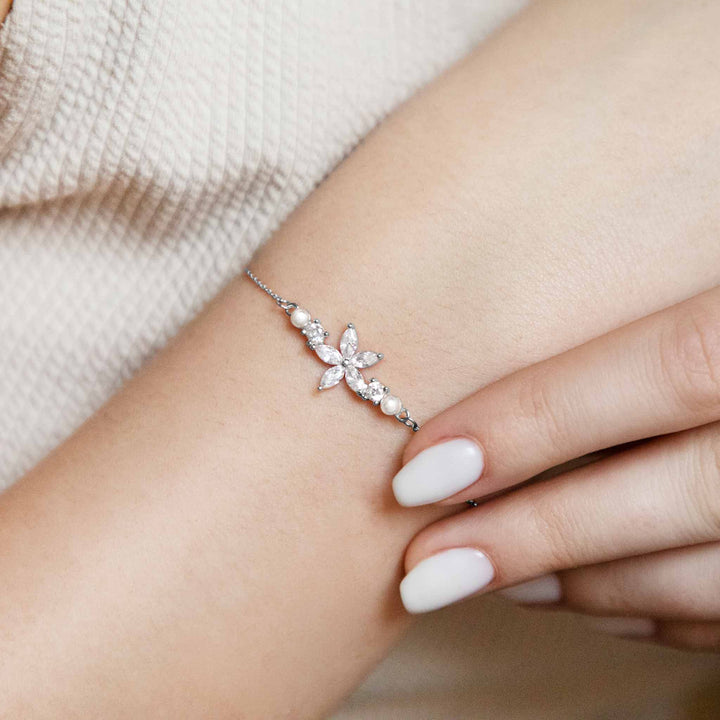 Fleur Bridal Silver Set