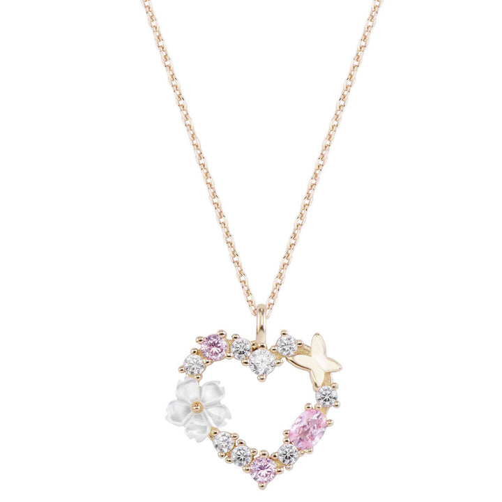 Heart Necklace Gold