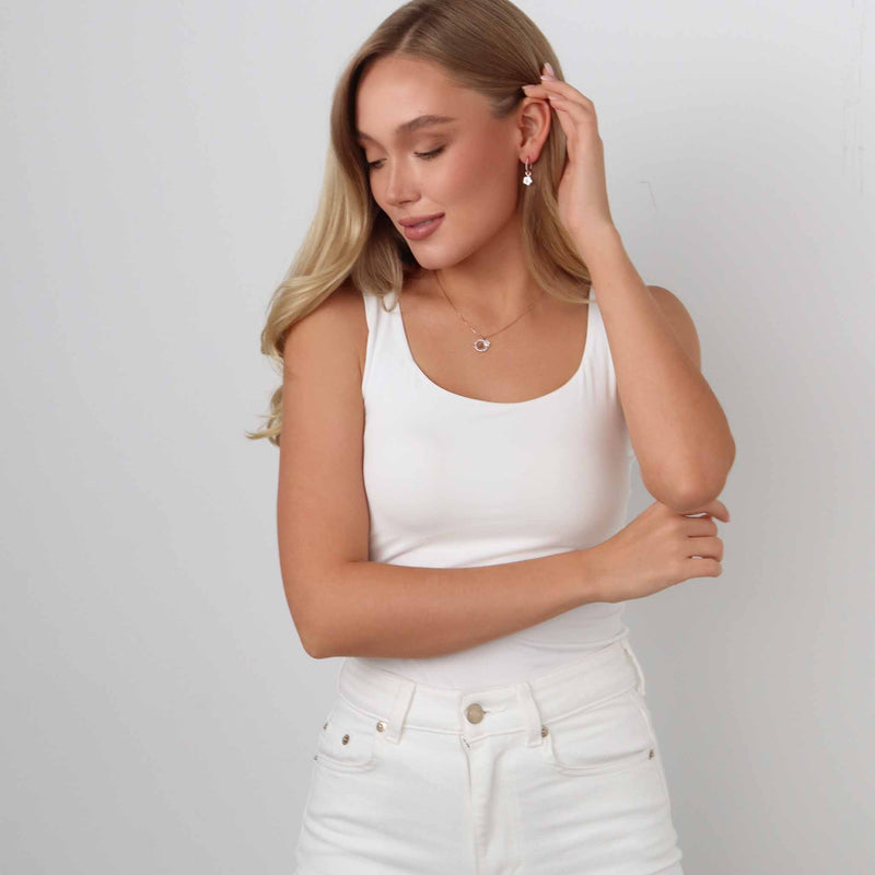 Blossom Twist Hoops Earrings